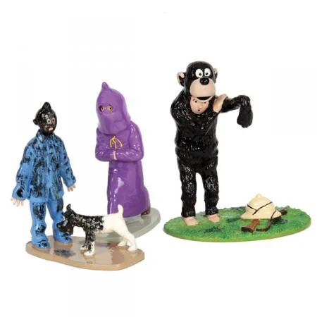 Moulinsart 46220 Tintin trio Congo Cigares 7boule