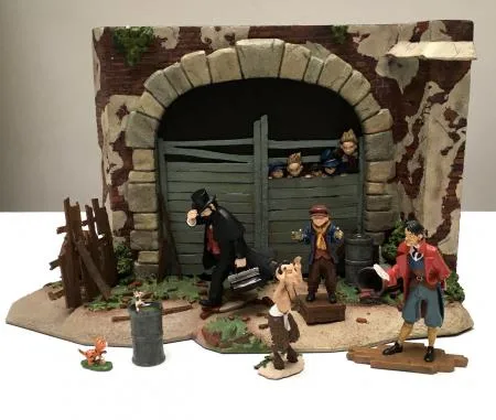 Loisel diorama mur Peter Pan Londres Attakus