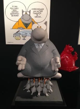 Geluck Le Chat Le grand Rawhajpoutachah 71 cm