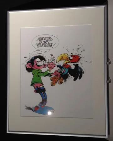 Franquin Gaston Affiche Calao FSC 1974 Fédé Scouts