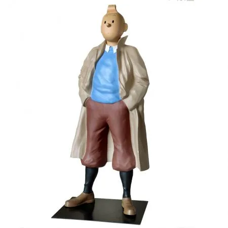 Leblon Hergé grand Tintin imperméable 1995 130 cm