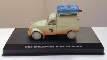 Spirou la Citroën 2CV fourgonette