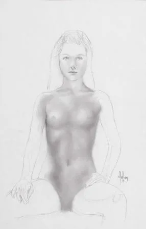 Aslan dessin original crayonné LUI 4
