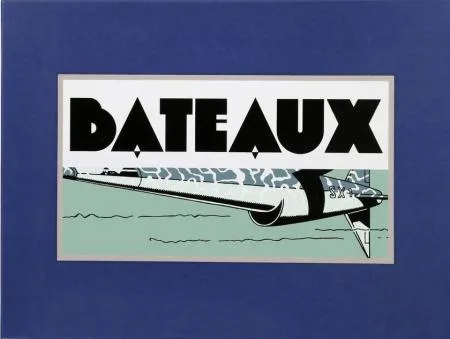 Blake et Mortimer portfolio Bateaux 2005 Juillard