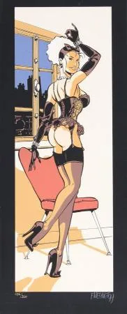 Meynet sérigraphie Mirabelle sexy signée