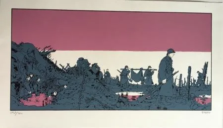 Tardi sérigraphie le Soldat Varlot 1999