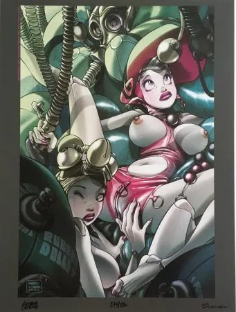 Barbucci Canepa Sky doll Affiche signées