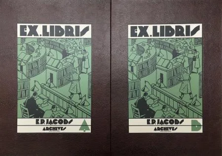 Blake et Mortimer Jacobs portfolio Ex-Libris 1991