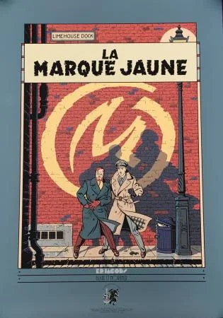 Blake et Mortimer la Marque jaune Sérigraphie Arch