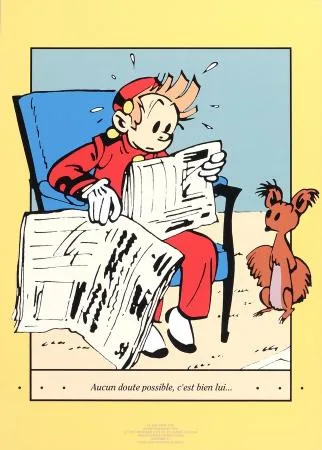 Franquin Spirou Spip journal Champaka Sérigraphie