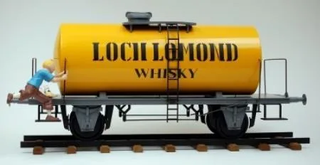 Aroutcheff Hergé Tintin wagon Loch Lomond 5e