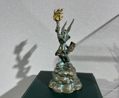 Uderzo Astérix Liberté éclairant PIXI 4126 bronze