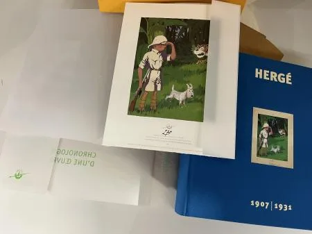 Moulinsart Tintin Hergé Chronologie Tome 1 luxe