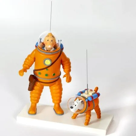 Moulinsart 44023 Fariboles Tintin Milou cosmonaute