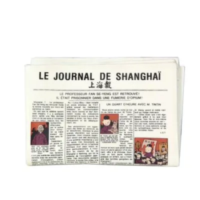 Pixi 5613 Objets Mythe Tintin Journal Shanghaï