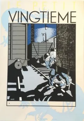 Hergé Tintin Tchang Sérigraphie Petit Vingtième