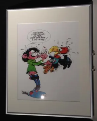 Franquin Gaston Affiche Calao FSC 1974 Fédé Scouts