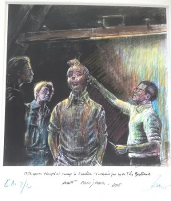 Neuman Lithographie Hergé Tintin Neujean