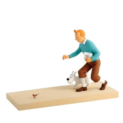 Fariboles Tintin Moulinsart 44009 rouge gorge