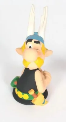 Uderzo Astérix buste avec gourde oeil fermé Leblon
