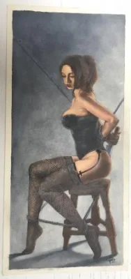 Ferri Cosimo illustration Mara BDSM bondage
