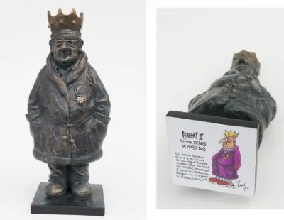 Kroll le roi Albert II façon bronze Resitec