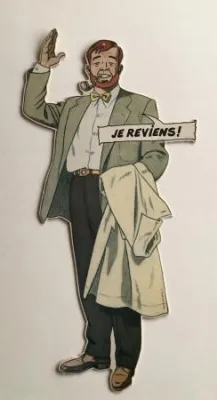 Blake et Mortimer carton PLV : Je Reviens !