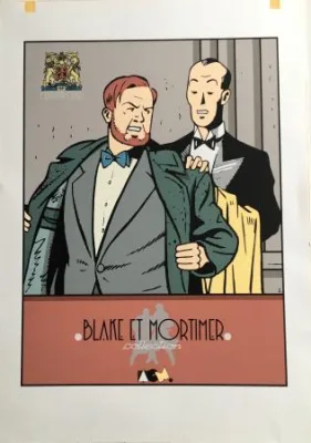 Blake et Mortimer le Club sérigraphie proto projet