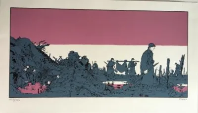 Tardi sérigraphie le Soldat Varlot 1999