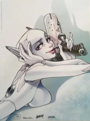 Barbucci Canepa Sky doll Affiche signées