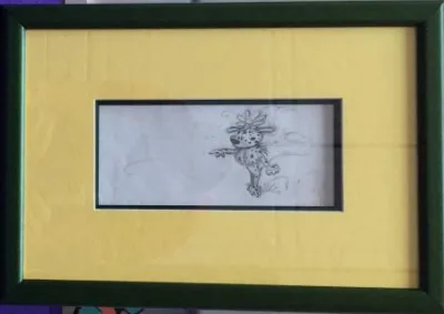 Franquin Marsupilami Marsupilamie crayonné