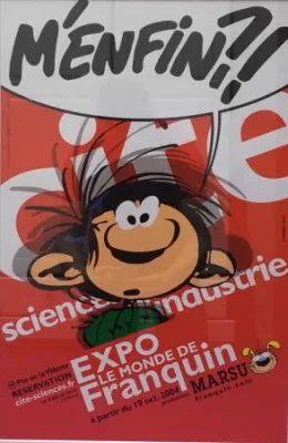 Franquin Gaston affiche expo PAris 2004