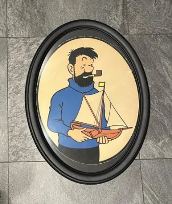 Hergé PLV Haddock voilier Innovation BXL 1960?