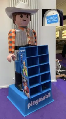 Playmobil géant le Présentoir sur socle seul