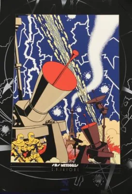Blake et Mortimer SOS Météores Sérigraphie Archive