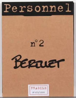 Berthet Portfolio Pin-up Personnel signé