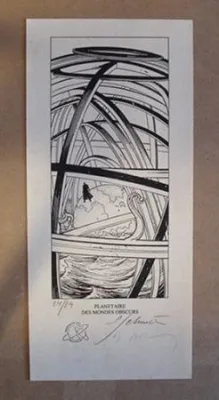 Schuiten Planétaire mécanique Mecanic Planet gea