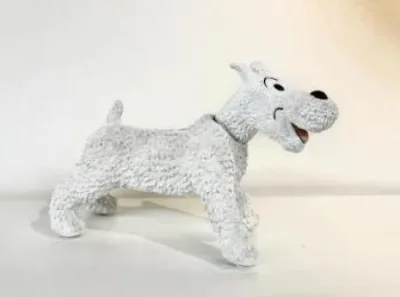 Leblon Hergé Tintin Milou marionnette articulée