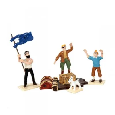 Moulinsart 46917 mini série Tintin radeau Coke