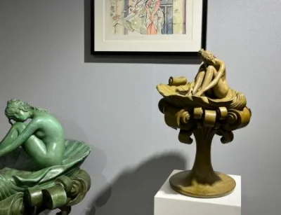 Manara Et Milo créa Bardot bronze 50 cm