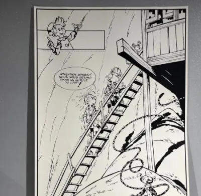 Franquin Spirou Gueule du Loup Sérigraphie