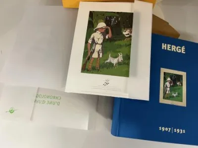 Moulinsart Tintin Hergé Chronologie Tome 1 luxe
