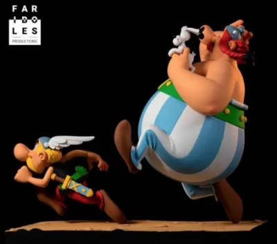 Uderzo Astérix Obélix à fond les gaulois FARIBOLES