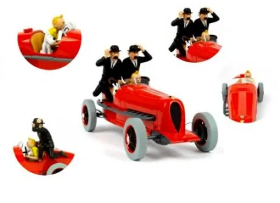 Moulinsart 44504 Tintin Le Bolide rouge Cigares