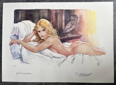 Manara Et Milo créa Bardot La Vanité EA n° I