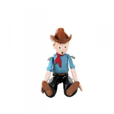 Pixi 2502 Tintin cowboy far-west Amérique articulé